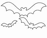 Bats Coloring Halloween Pages Draw Part Color sketch template