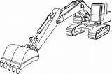 Excavator Coloring Pages Printable Drawing Colouring Big Digger Jcb Dozer Color Kids Inspirational Wecoloringpage Awesome Print Getcolorings Popular Choose Board sketch template
