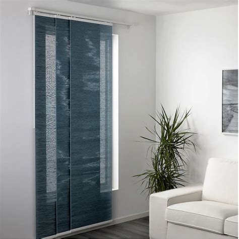 Ikea Fonsterviva Curtain Window Panel Blue Gray Teal Screen Room Divider