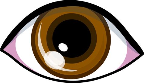 brown eye logo design  clip art