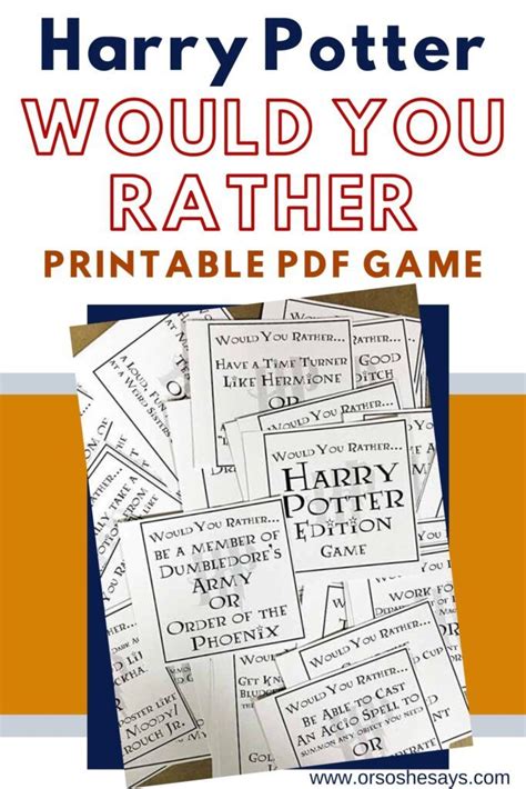 harry potter    printable  game harry potter games