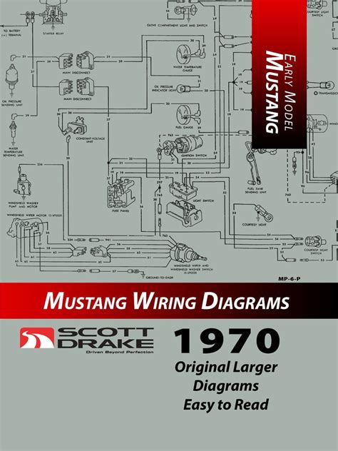 1970 Ford Mustang Pro Wiring Diagram Manual Large Format Exploded