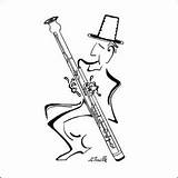 Bassoon Fagott Fagot Instrument Humor Fagote Bassoons sketch template