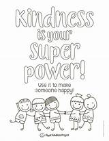Coloring Pages Kindness Activities Posters Kindergarten Really Distance Quotes Children Pretty Teacherspayteachers sketch template