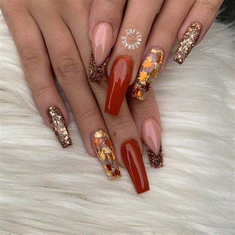 41 Cute Thanksgiving Nail Ideas For 2019 Page 4 Of 4 Stayglam