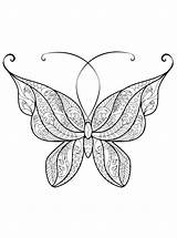 Vlinders Moeilijk Schwer Kleurplaat Schmetterlinge Kleurplaten Butterflies Vlinder Malvorlage Ausmalbilder Stemmen sketch template