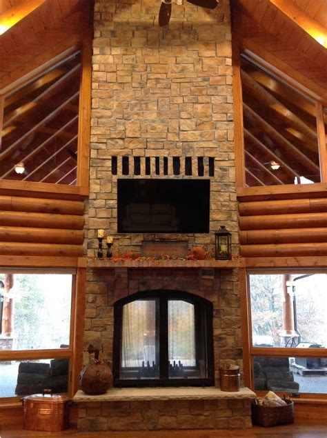 custom   outdoor indoor wood burning fireplace acucraft