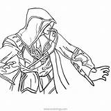 Creed Ezio Assassin Lineage Xcolorings Evie sketch template