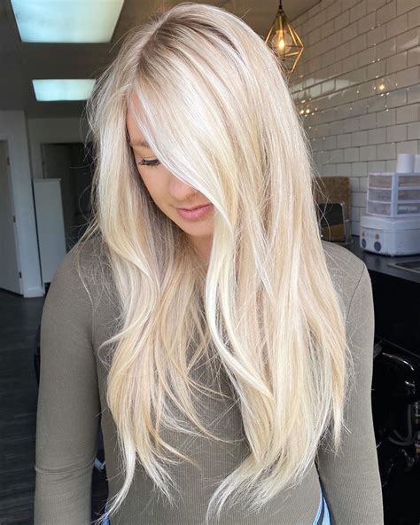 super light blonde hair