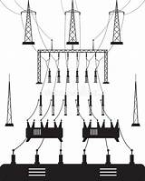Substation Grid Power Vector Illustration Illustrations Electricity Clip Stock Vectors Clipart Dreamstime Icons Fotosearch sketch template