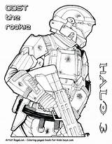 Coloring Halo Pages Boys Printable Print Master Chief Book Color Kids Odst Reach Colouring Sheets Mountains Toy Rookie Party Dorm sketch template