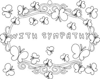 coloring sympathy cards    cards  home instant