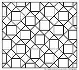 Tessellation Pages Coloring Pdf Getcolorings sketch template
