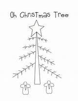 Christmas Choose Board Tree sketch template