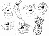 Fruit Coloring Pages Kids Printable Choose Board sketch template