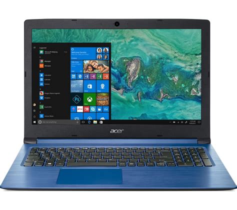 acer aspire     intel core  laptop  gb ssd blue blue