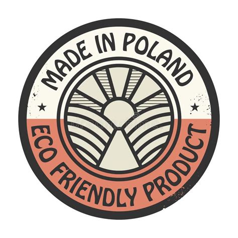 poland sign  stamp stock vector illustration  icon granted
