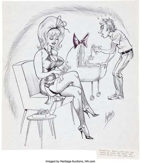 bill ward sex to sexty cartoon illustration original art