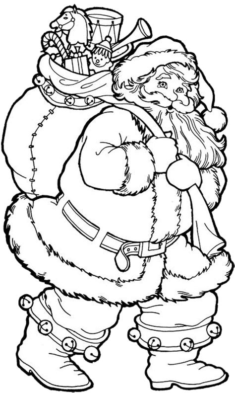 santa claus coloring pages  purple kitty