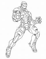 Man Iron Coloring Pages Color Robots Muscle Ironman Printable Comments Getcolorings Library Books Coloringhome sketch template