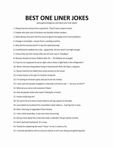 liner jokes charming  wondrous laughs  fun