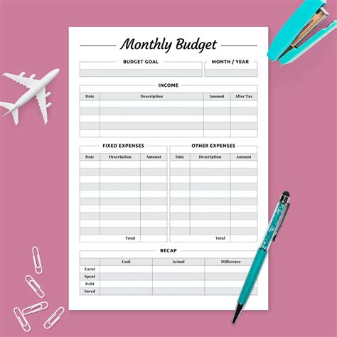 monthly bill planner   calendar printable