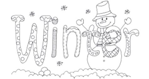 word  winter coloring pages  kids coloring pages winter super