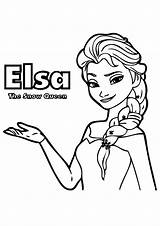 Elsa Frozen Coloring Pages Queen Disney Princess Face Ice Color Kids Printable Getcolorings Print Castle Getdrawings Coloringsky Attack sketch template