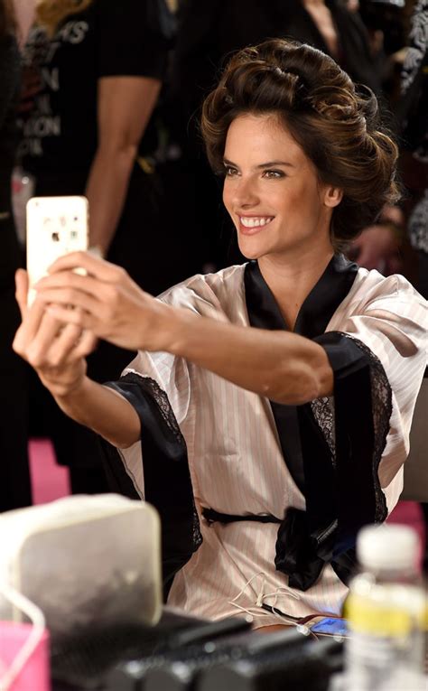 selfie time from backstage at the 2014 victoria s secret fashion show