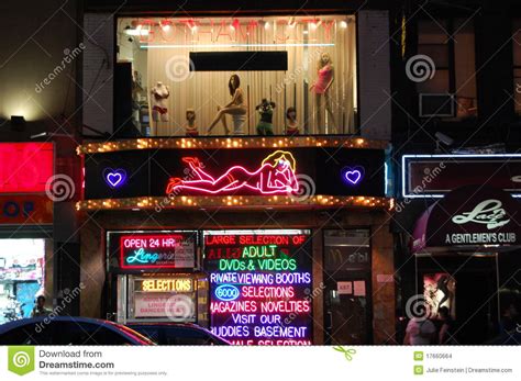 New York City Sex Shop Editorial Stock Image Image Of