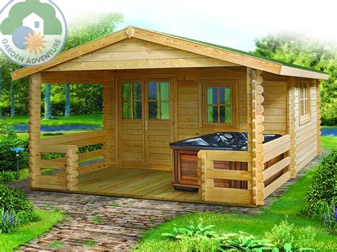 spa log cabin  great