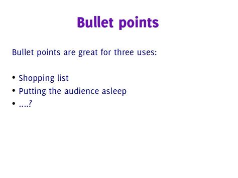 bullet points paolo pelloni public speaking