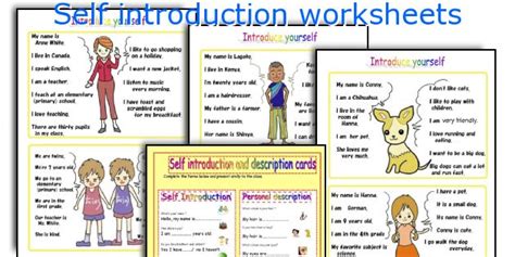 introduction worksheets