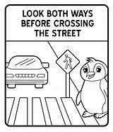 Coloring Road Safety Signs Crossing Traffic Street Pages Kids Sign Cross Color Encouraging Responsibly Move Choose Board Coloringpagesfortoddlers sketch template