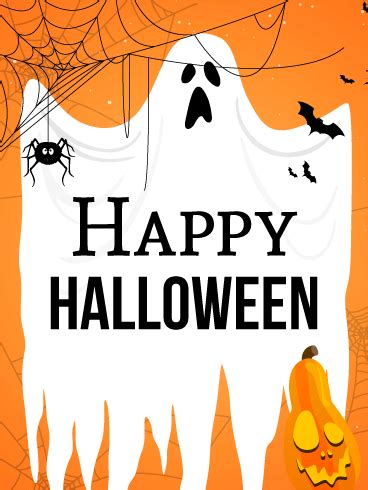 spooky halloween card birthday halloween  happy halloween