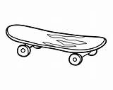 Skateboard sketch template