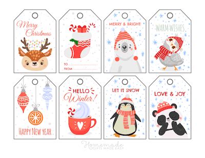 printable christmas tags   holiday gifts