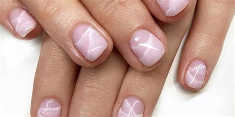 himalayan salt manicure ideas  update  nude nails brit