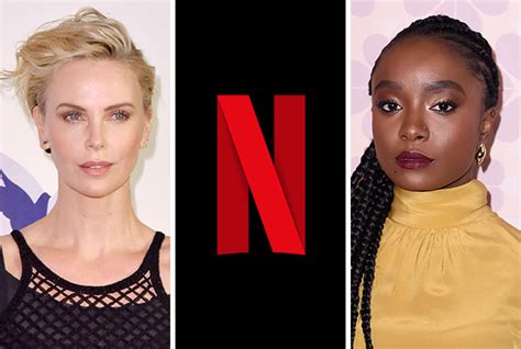 charlize theron and kiki layne comic book action feature