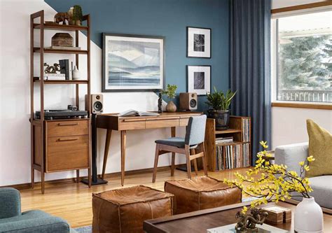 smart ideas  putting  desk   living room