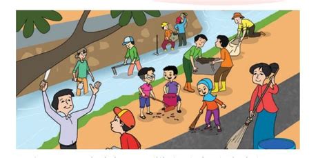 Detail Gambar Orang Kerja Bakti Kartun Koleksi Nomer 9