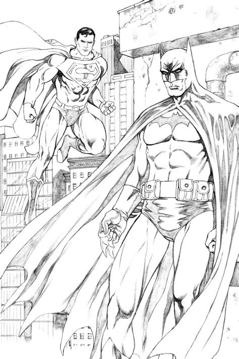 batman  superman coloring pages  print  batman coloring