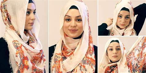 pakai hijab pashmina menutup dada pics mickey anderson