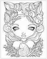 Coloring Book Mermaid Pages Jasmine Becket Griffith Mermaids Books Aquatic Fantasy Cleverpedia Fairy Adventure Beloved Painter Draws Paintings Her sketch template