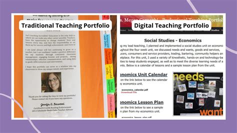 teaching portfolio examples    create