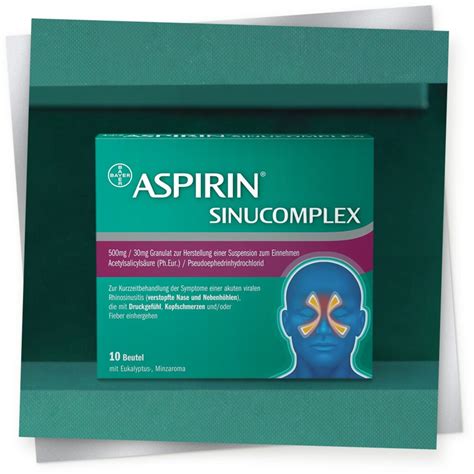 nasennebenhoehlenentzuendung sinusitis behandeln aspirin