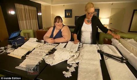 Is This The World S Biggest Wedding Gown An 800lb Bride To Be Has Her