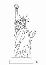 Libertad Estatua sketch template