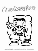 Frankenstein sketch template