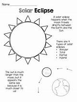 Eclipse Lunar Eclipses Kindergarten Grade Funzies Tpt Chessmuseum sketch template